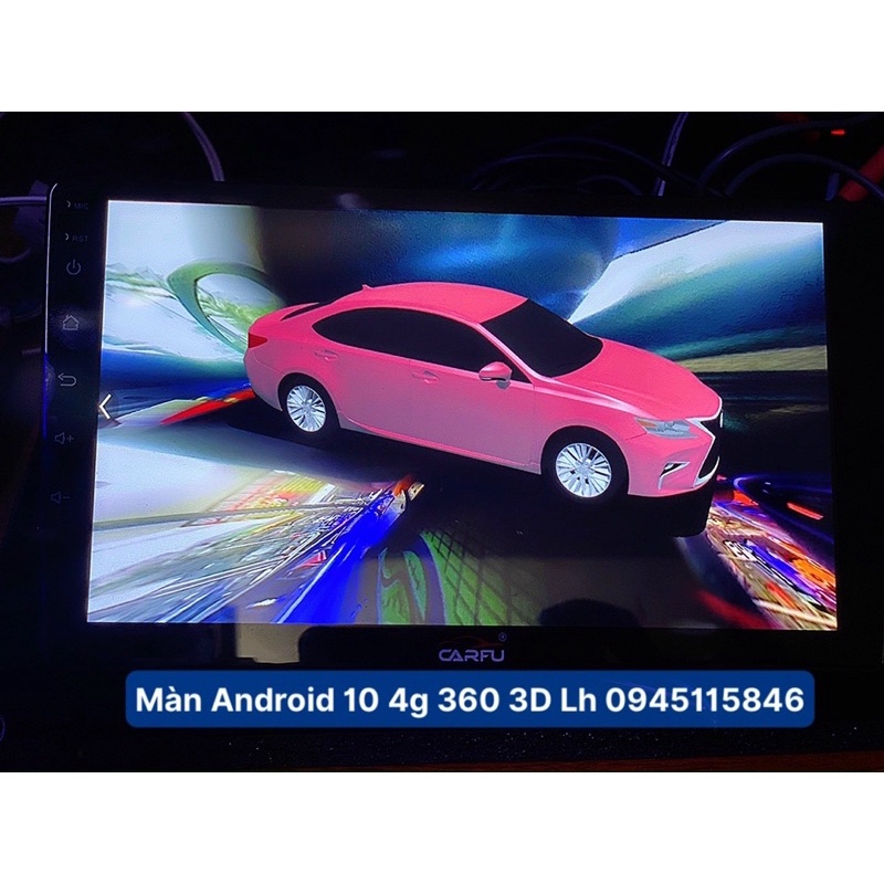 Màn Carfu 9” Android Cam 360 3D lắp chung cho xe ô tô
