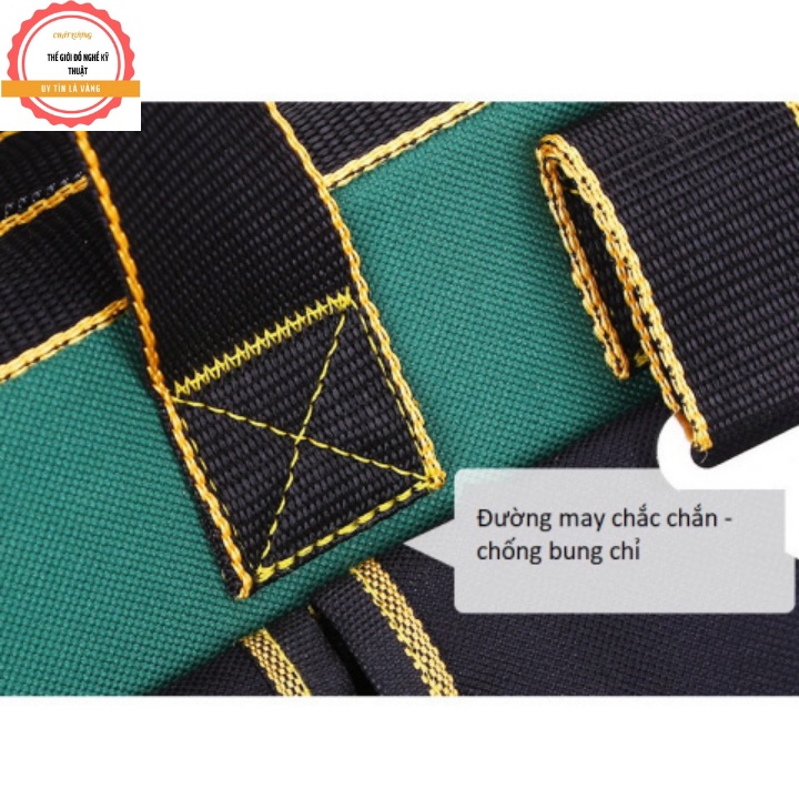 Túi Đựng Đồ Nghề Đế Nhựa Chịu Lực Chống Thấm Giỏ Xách Dụng Cụ Đáy Cứng