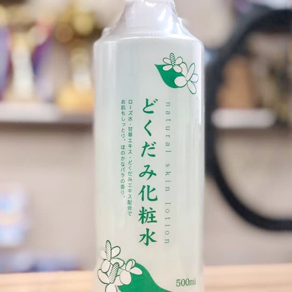 Nước hoa hồng lotion toner diếp cá, tía tô giảm mụn Dokudami Nhật Bản