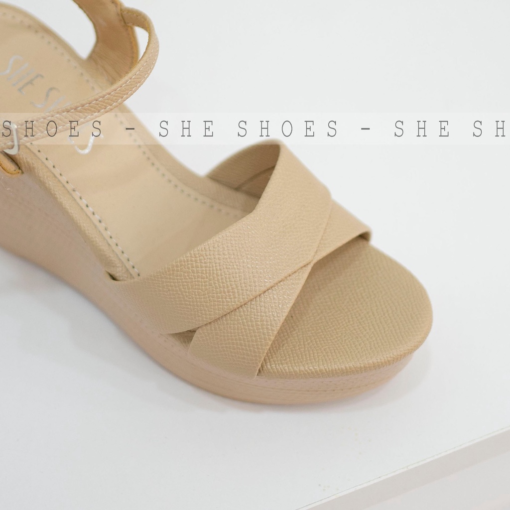 Giày sandal đế xuồng ♥️Freeship♥️ sandal quai ngang 9p siêu xinh. ĐỘC QUYỀN BỞI SHE SHOES -SDX09040