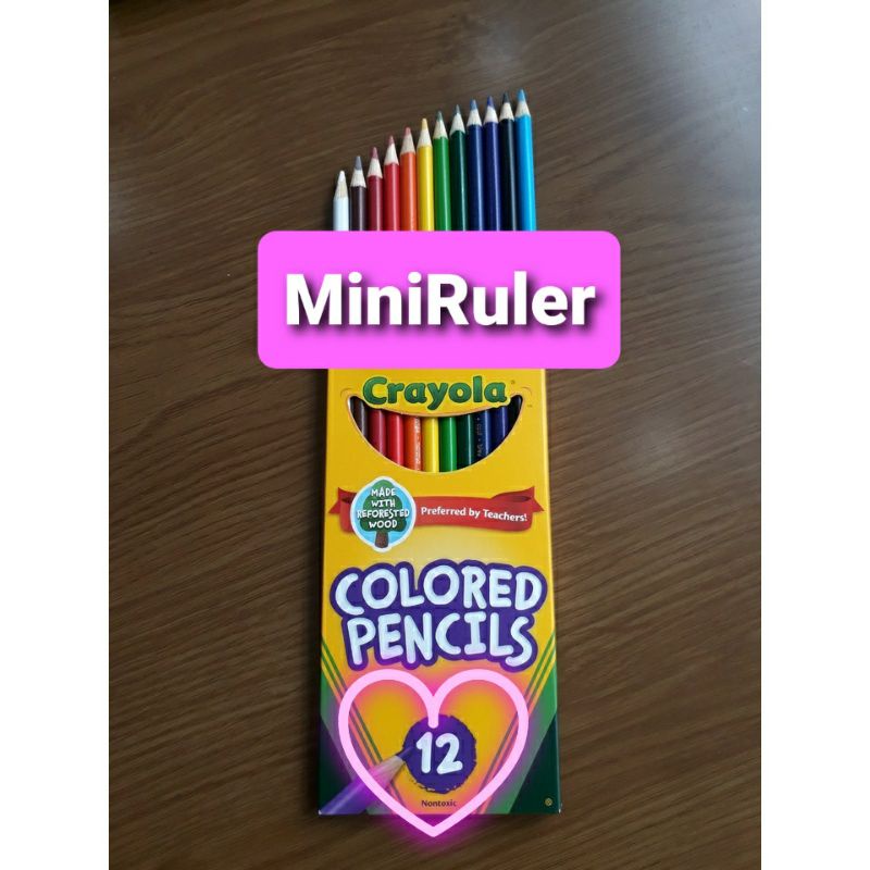 Hộp 12 cây chì màu Crayola Colored Pencils