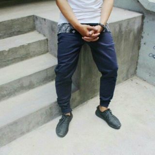 Quần Jogger ziper Kaki Nam