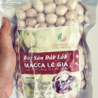 500g Nhân macca sấy Lê Gia, đảm bảo thơm ngon, giòn rụm.