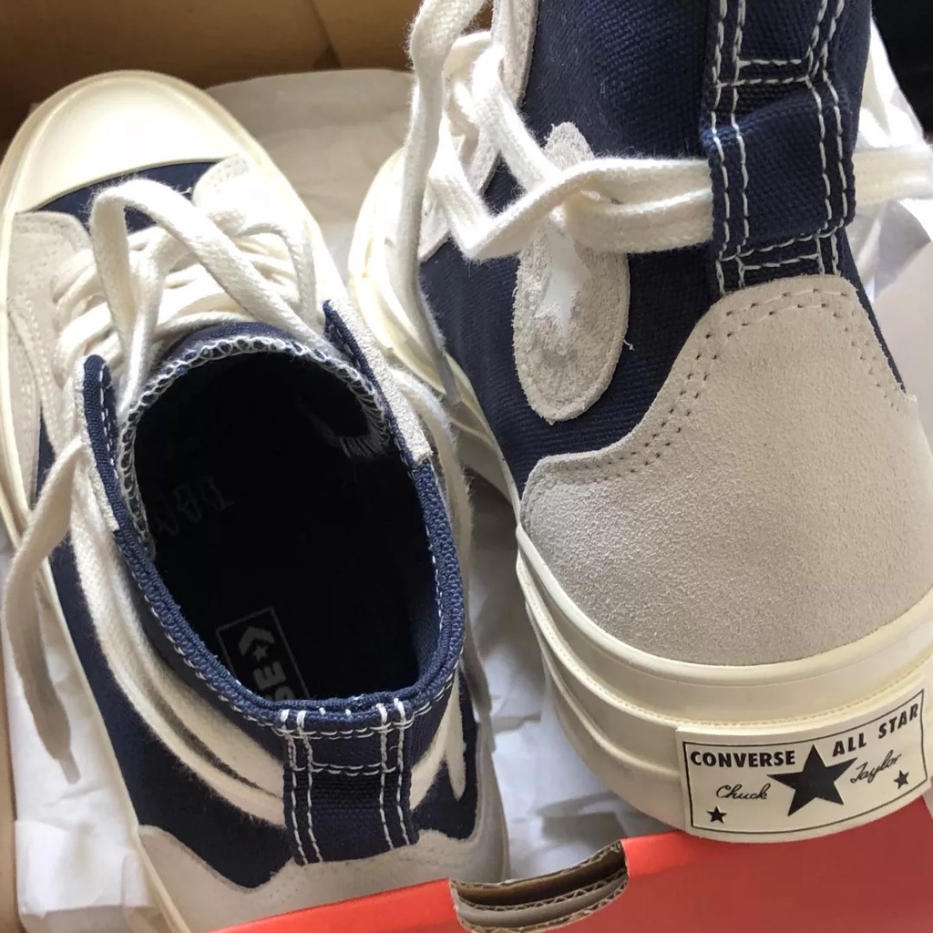 Giày Thể Thao Converse all STAR 1970s Hi Obsidian Chất Liệu Da Lộn Thời Trang Cho Nam Và Nữ