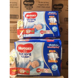 (đệm mây 4 chiều) Tã dán huggies NB74,S56 M76,L68,XL62,XXL56