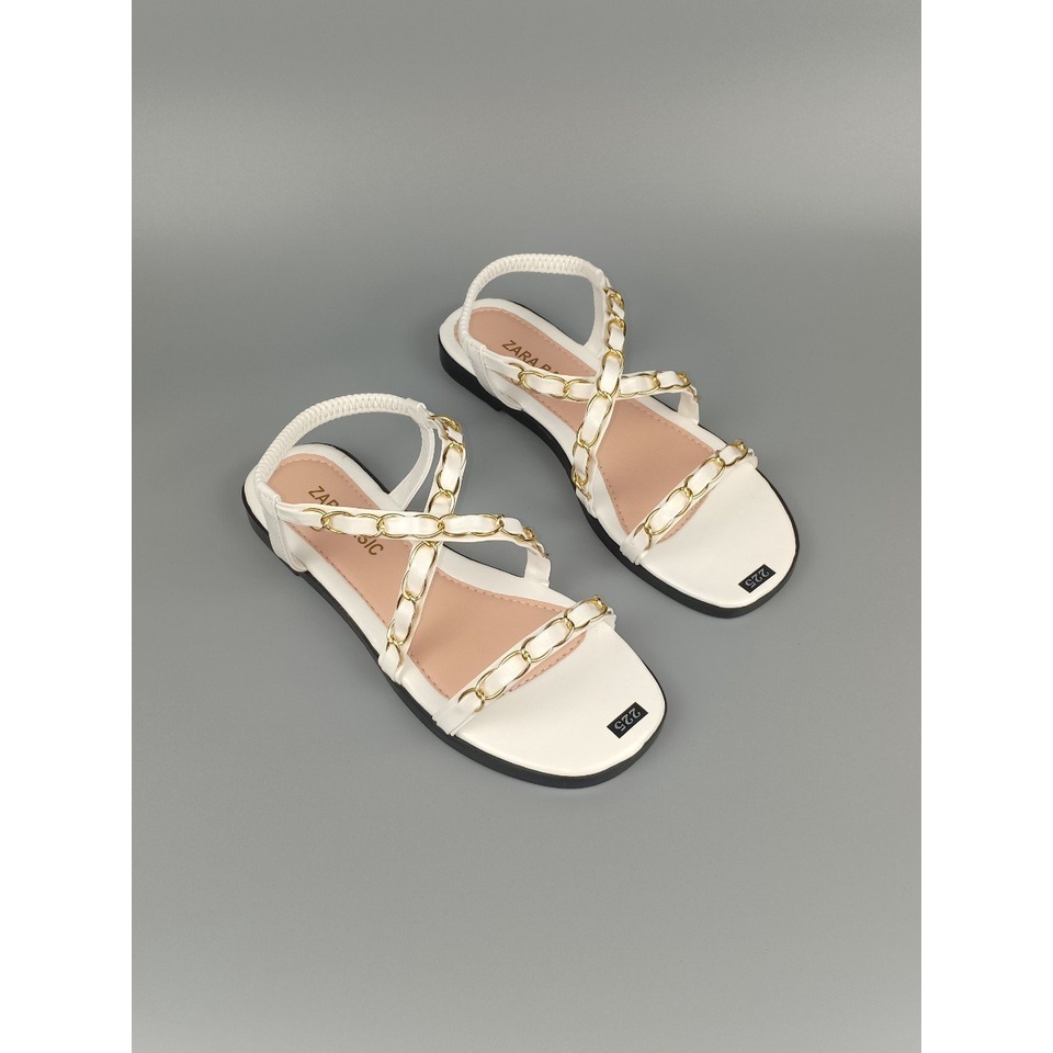 GIÀY SANDAL ĐẾ BỆT QUAI VIỀN XÍCH