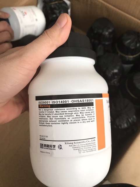 Hóa chất Na2S2O3 natri thiosunfat 500g Sodium thiosulfate Na2S2O3.5H2O