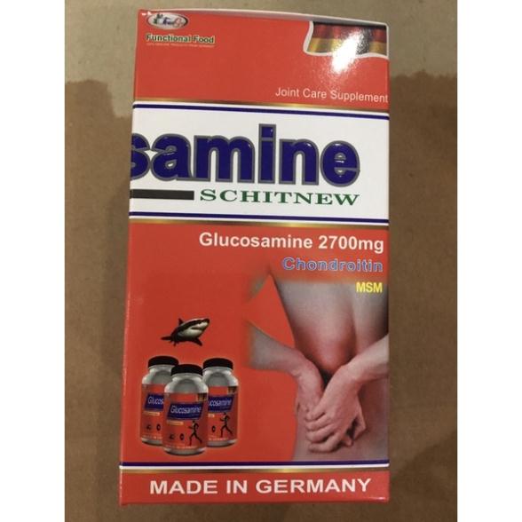 Bổ khớp GLUCOSAMINE SCHITNEW 2700MG - VIÊN UỐNG BỔ KHỚP NHẬP KHẨU CHÍNH HÃNG ĐỨC hộp 100 viên