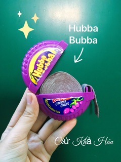 [ ĐỦ MÀU ] Kẹo Gum Cuộn Hubba Bubba Mỹ