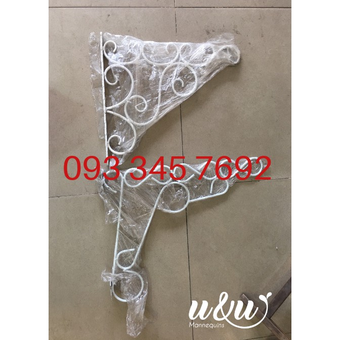 Pát bông bắt tường treo đồ (50 cm)