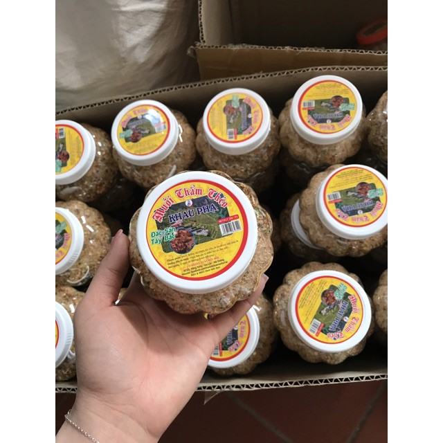 HỘP MUỐI CHẨM CHÉO ĐẶC SẢN TÂY BẮC HOT 250G sieu hot