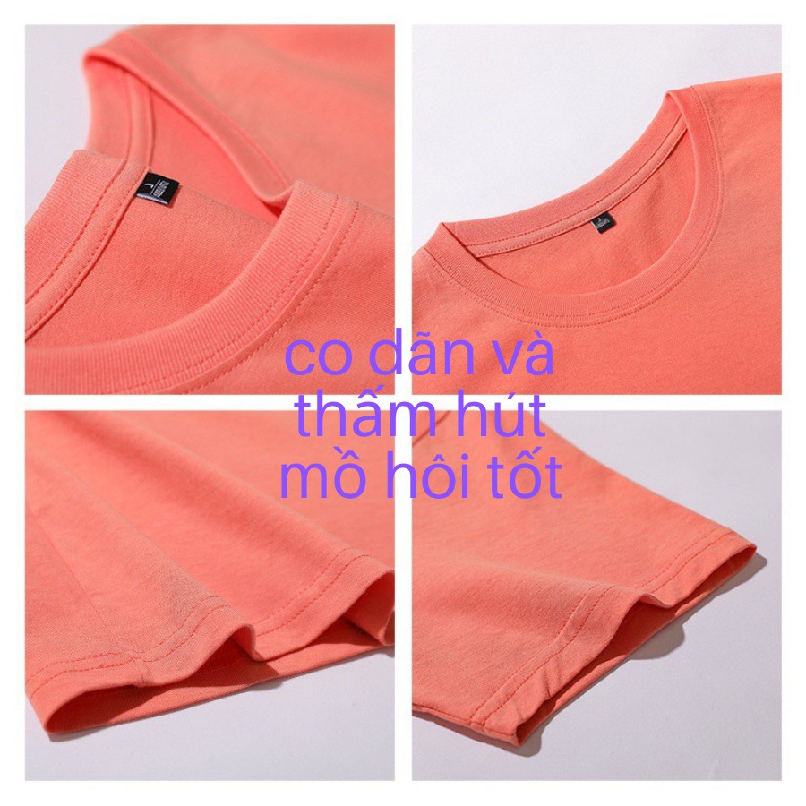 Áo thun Trơn Cotton nam nữ tay lỡ unisex 360 CLOTHING phông trơn Basic nhiều màu sắc dáng oversize