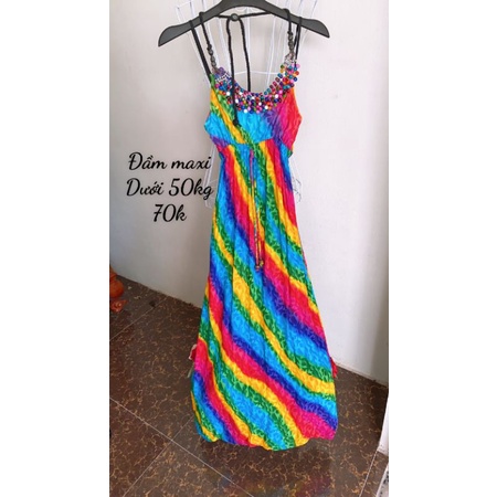 Đầm maxi 2 dây