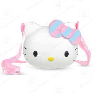 Bình nước Hello Kitty có ống hút bắt mắt