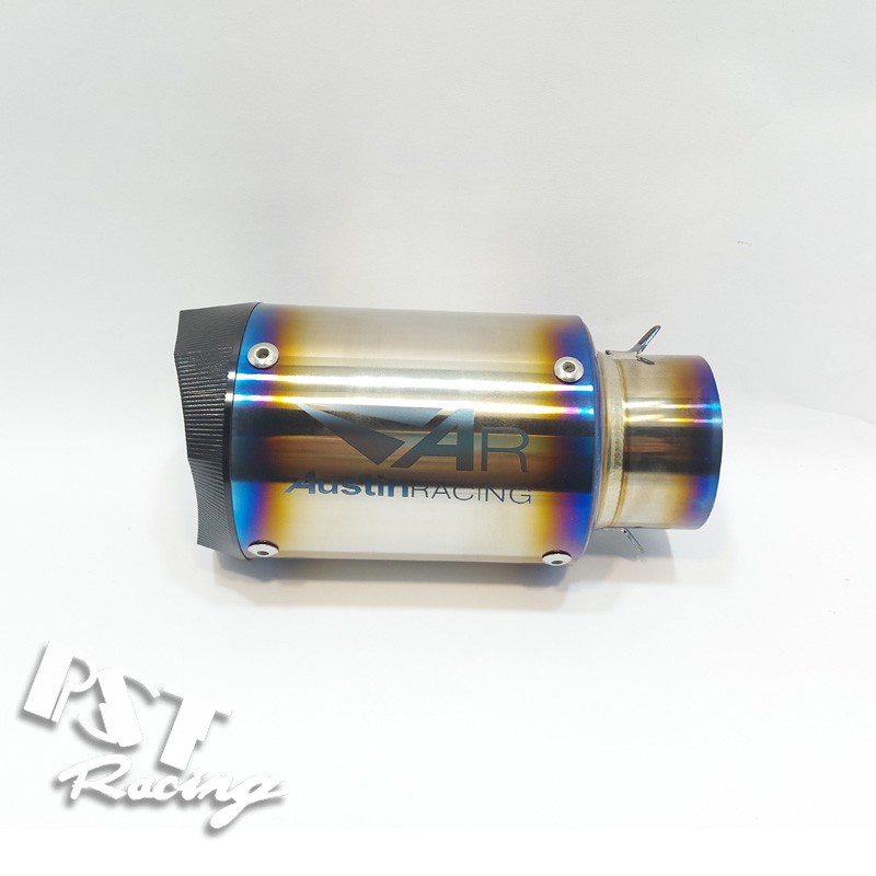 Pô Austin Racing xanh Titanium nhập khẩu