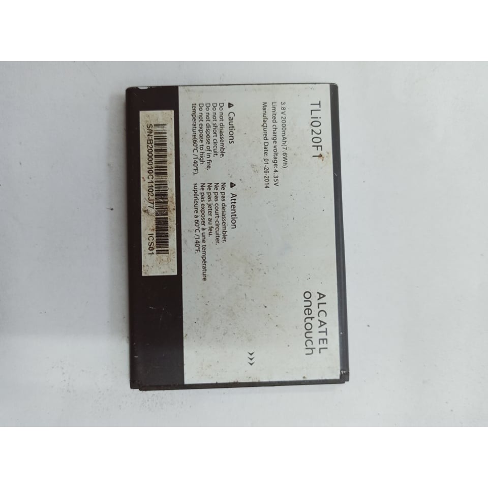 Pin Alcatel One Touch TLi020F1 Zin Cũ Tháo Máy