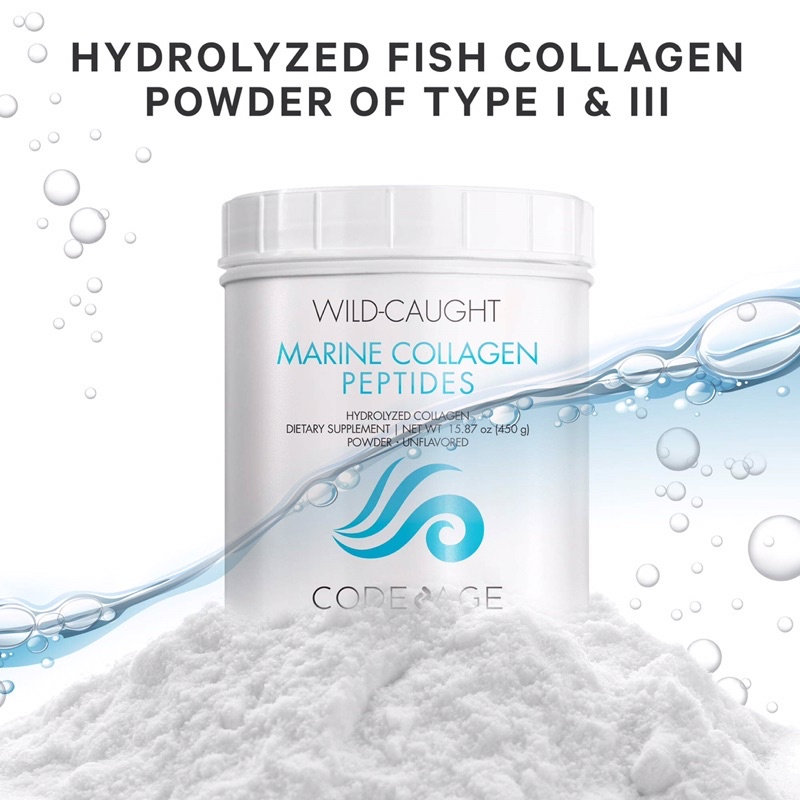 [Chính hãng] Code Age Đẹp da chống lão hoá Marine Collagen Peptides