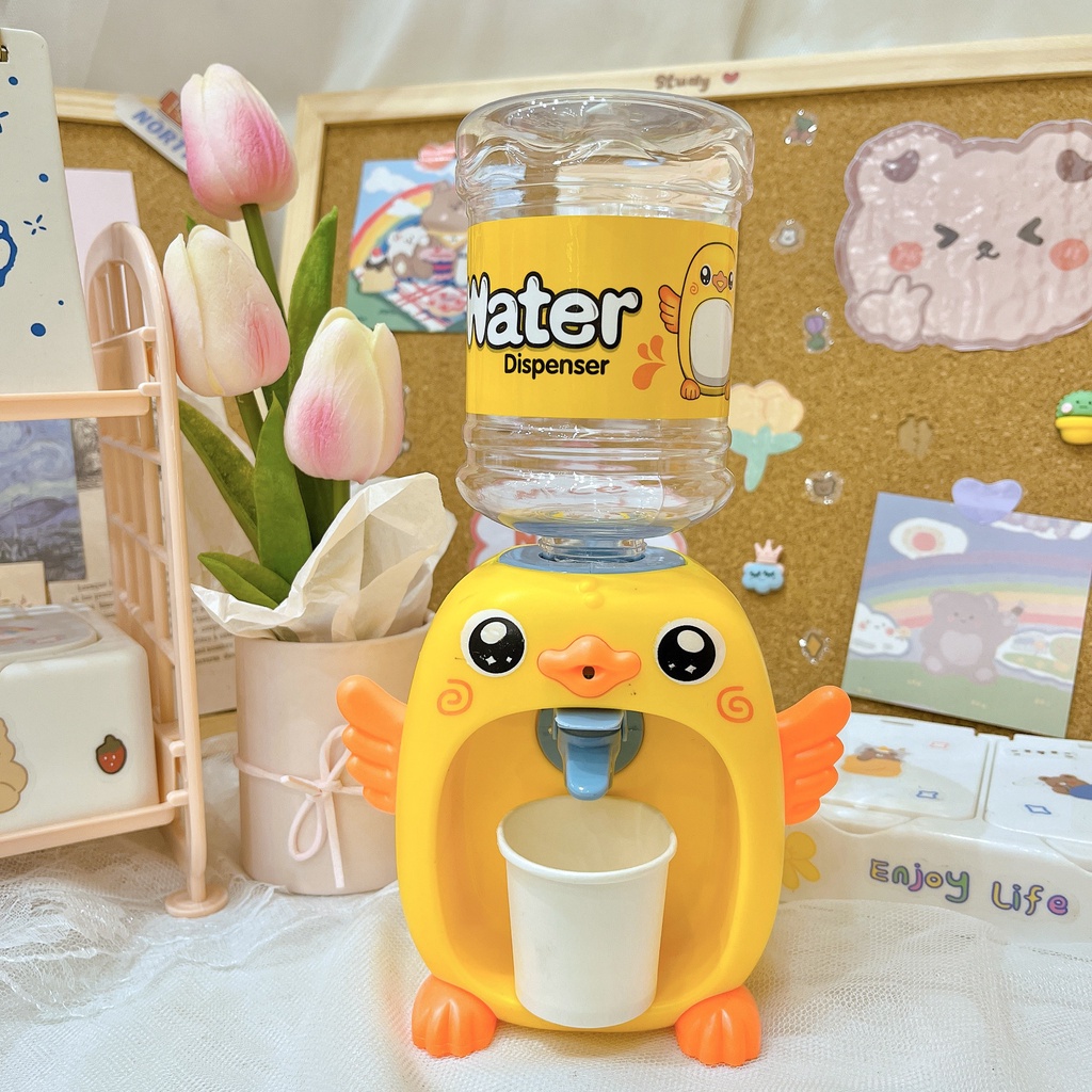 Bình nước mini, đồ chơi máy lọc nước hình động vật ngộ nghĩnh dành cho trẻ em