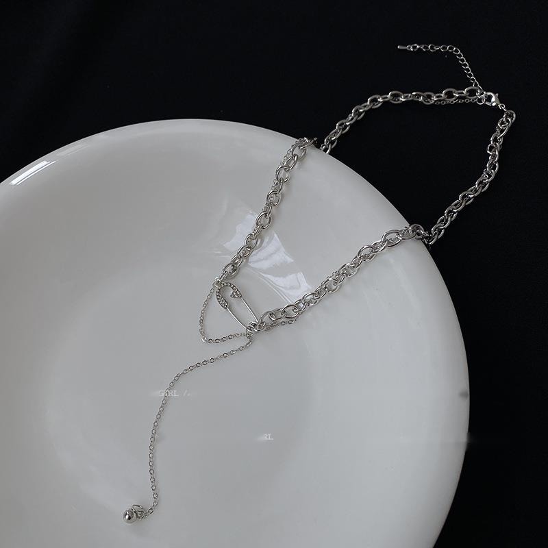 Vòng cổ Đính Đá Phong Cách Hip Hop Đơn Giản Thời Trang