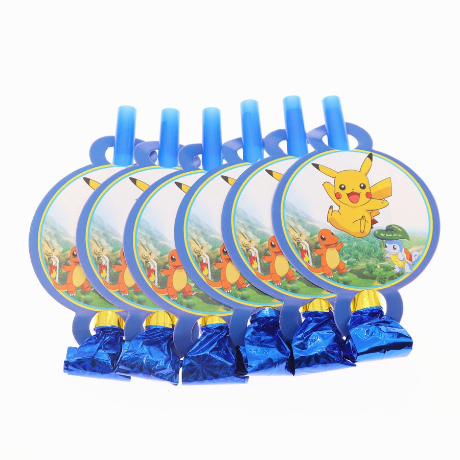 Bộ Muỗng Nĩa Họa Tiết Hoạt Hình Pikachu Dùng Một Lần Trang Trí Tiệc Sinh Nhật Cho Bé