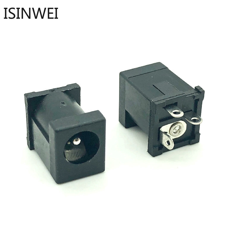 Set 10 đầu nối ổ cắm nguồn DC-012A 5.5*2.1mm 3 chấu chuyên dụng