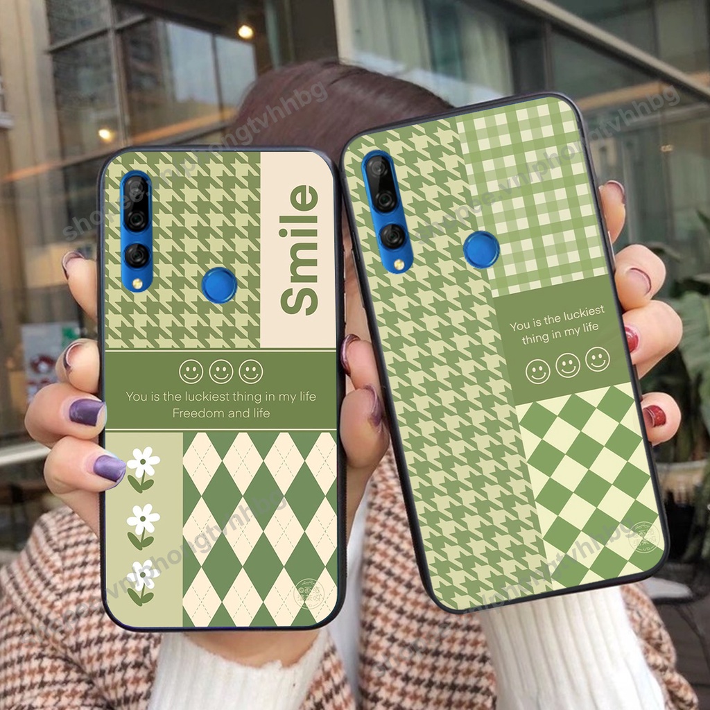 Ốp lưng Huawei Y9 2019 / Y9 Prime 2019 trái tim gấu thể thao , smile mặt cười cực cute