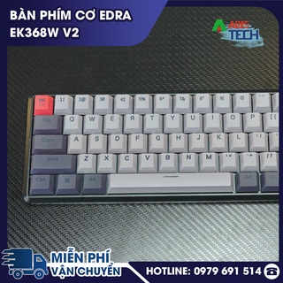 [ Hàng Chính Hãng ] Bàn phím cơ E-Dra EK368W v2 (Wireless / Bluetooth / Led RGB / Hotswap)