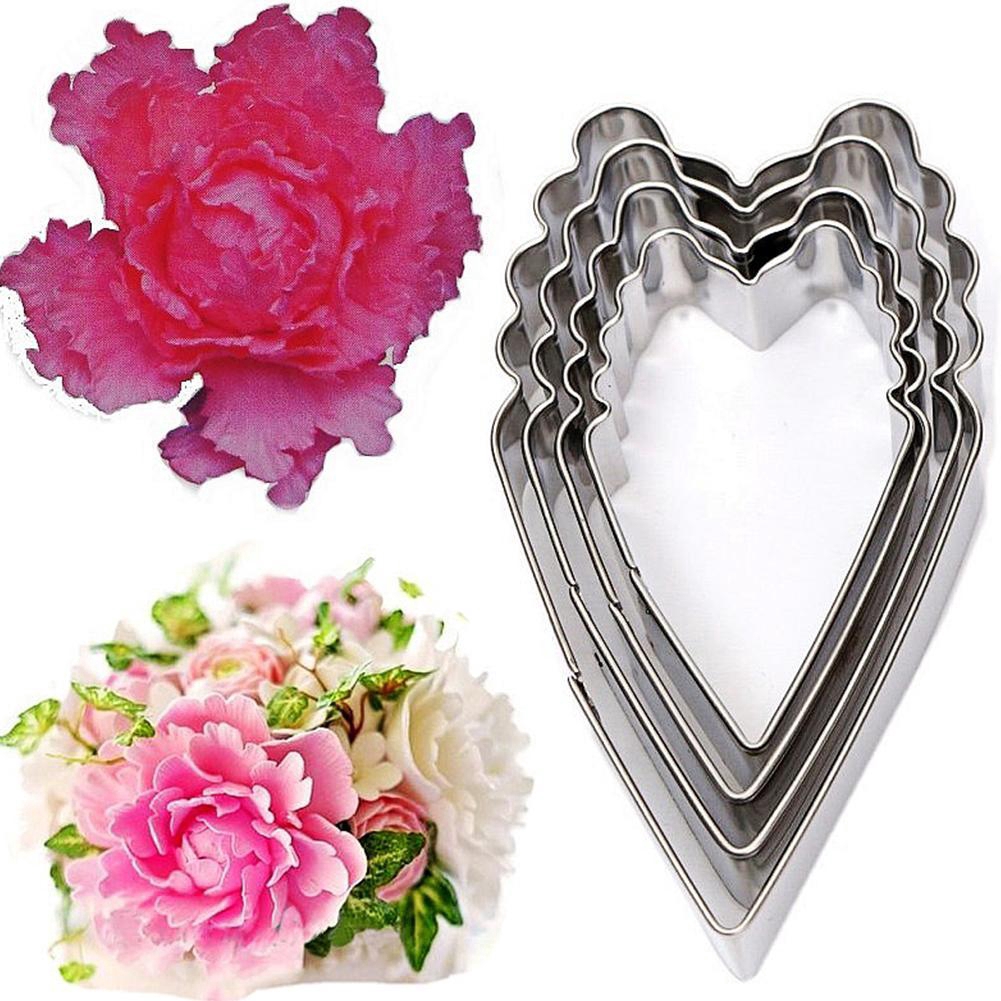 Khuôn Cắt Tạo Hình Cánh Hoa Trang Trí Bánh Stainless steel Sakura flower mold