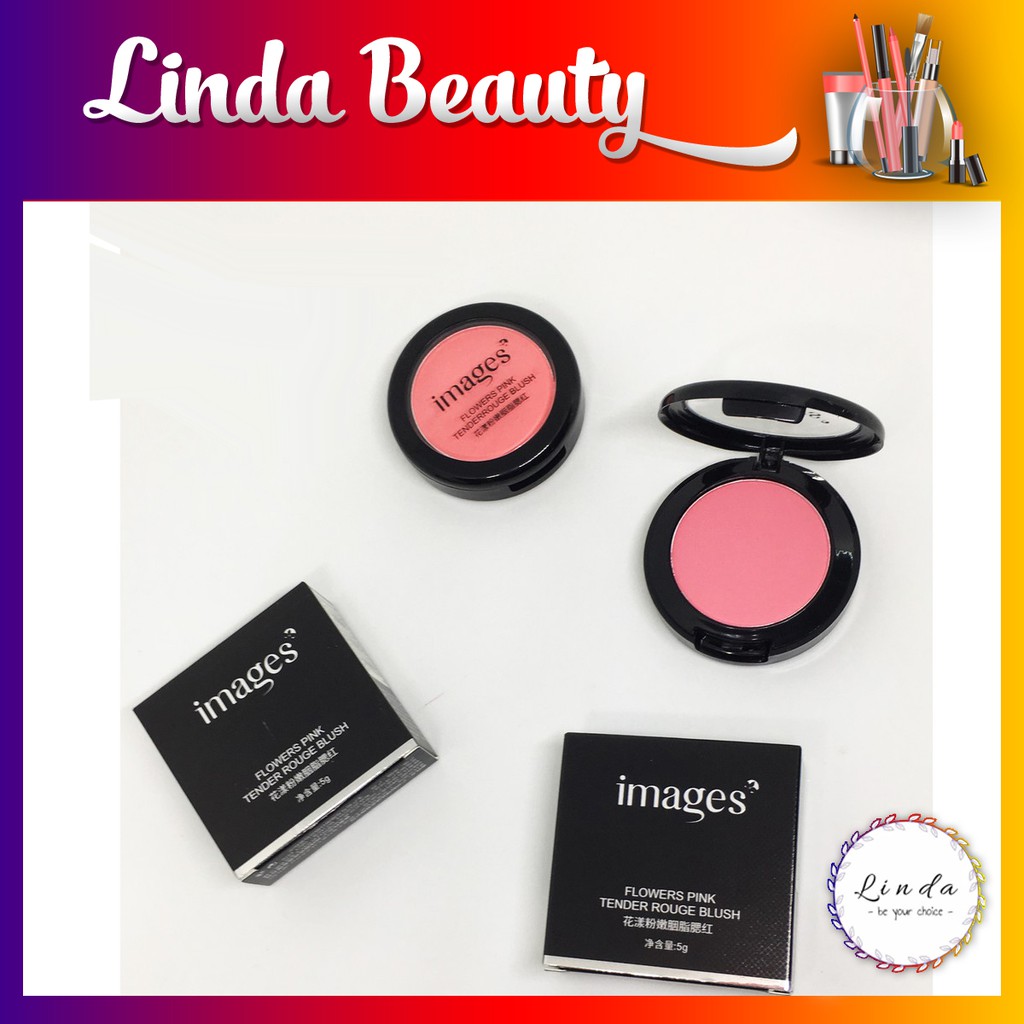 Phấn má hồng Images Flowers Pink Tender Rouge Blush 5g | BigBuy360 - bigbuy360.vn