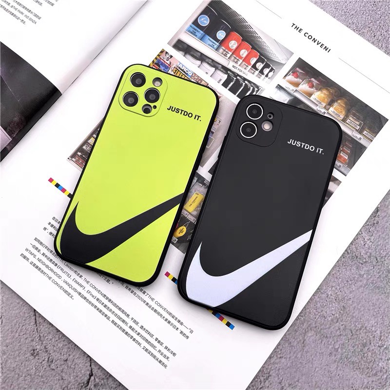 Ốp lưng iphone Thương Hiệu NIke Just Do It viền vuông