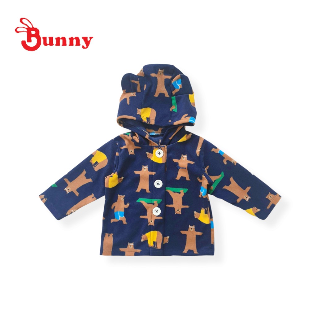 Áo khoác sơ sinh BUNNY free size từ 3-9kg