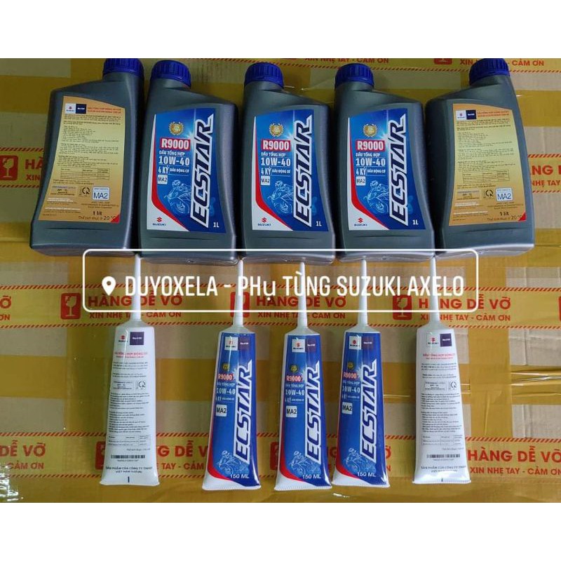 Nhớt Tổng hợp Ecstar chính hãng Suzuki Axelo Indonesia