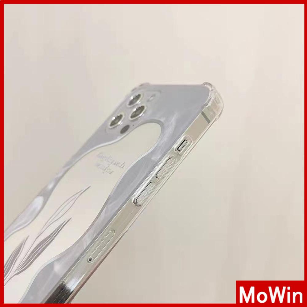 Ốp điện thoại Acrylic mặt gương HD có túi khí chống sốc thích hợp cho iPhone 11 13 Pro Max 12 Pro Max 7 Plus XR XSMAX