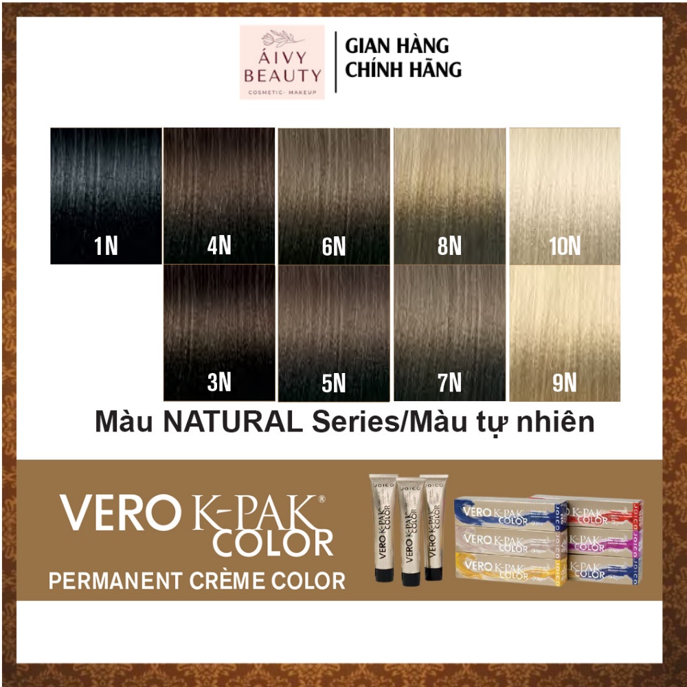 Natural Series - Màu nhuộm tóc JOICO Vero K-Pak Color 74g ( Tông màu tự nhiên )