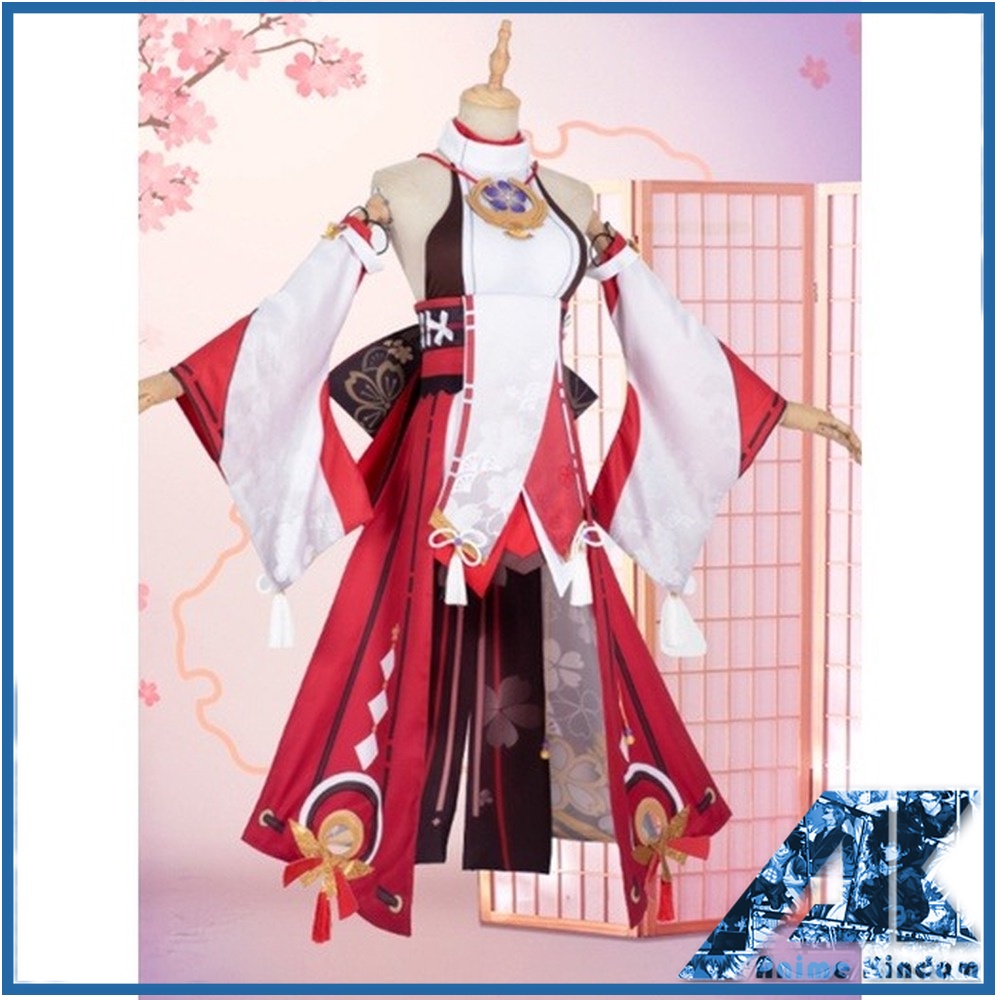 Yae Miko trang phục Cho Nữ Genshin Impact Cosplay Bộ Tóc Giả Hóa Trang Guuji | BigBuy360 - bigbuy360.vn