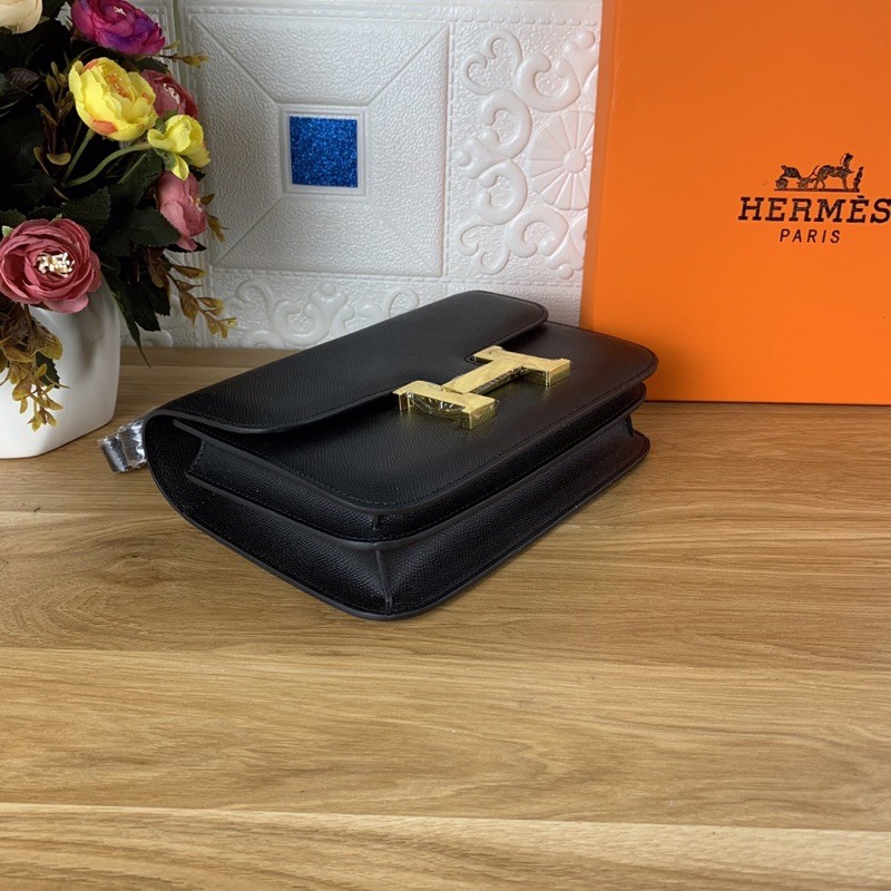 Túi xách Hermes constance màu đen size 23cm