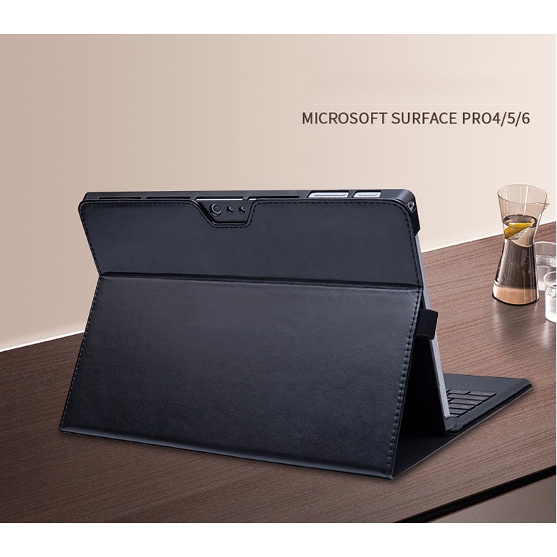 Bao da máy tính bảng bằng PU mềm kèm chân đế cho Microsoft Surface Pro 7/Surface Pro 6/Surface Pro 5/Surface Pro 4