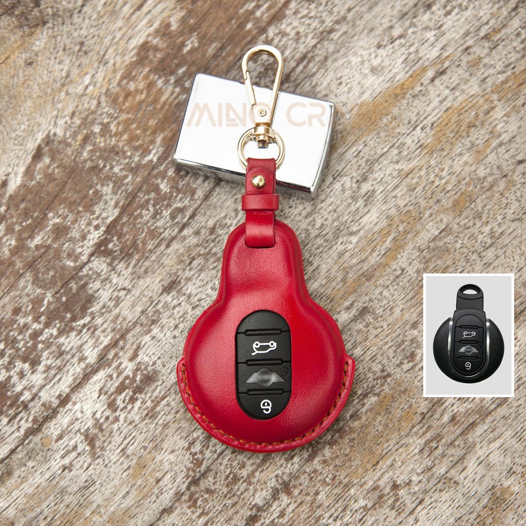 Bao da chìa khóa Mini Cooper , Bao da chìa khóa ô tô DTLeather