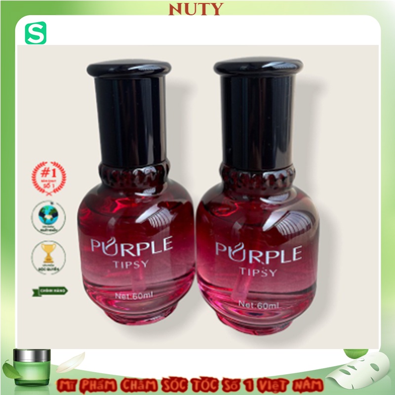 Tinh dầu dưỡng tóc PURPLE TIPSY 60ML Phục Hồi Tóc Hư Tổn Và Kích Mọc Tóc_TD08