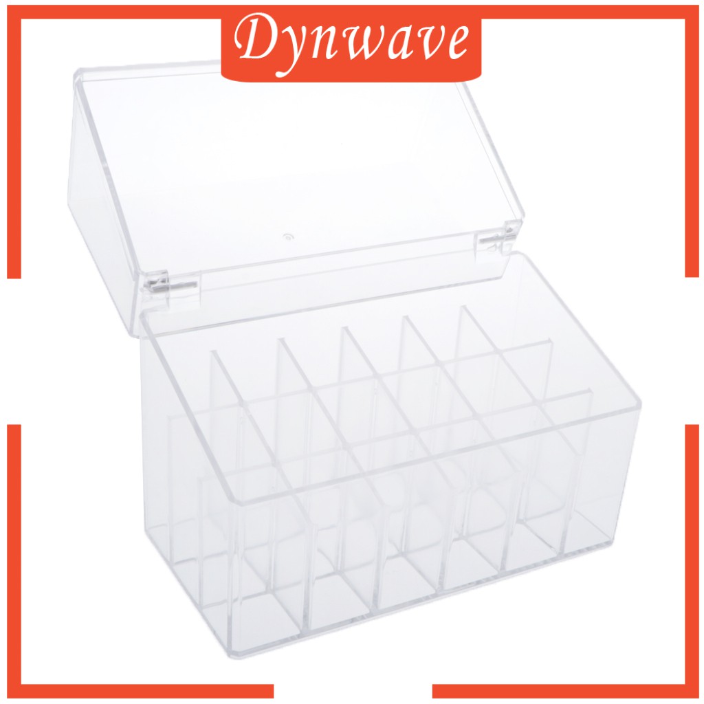 Hộp Đựng Son Môi Bằng Acrylic Trong Suốt Kèm Nắp Đậy Tiện Dụng