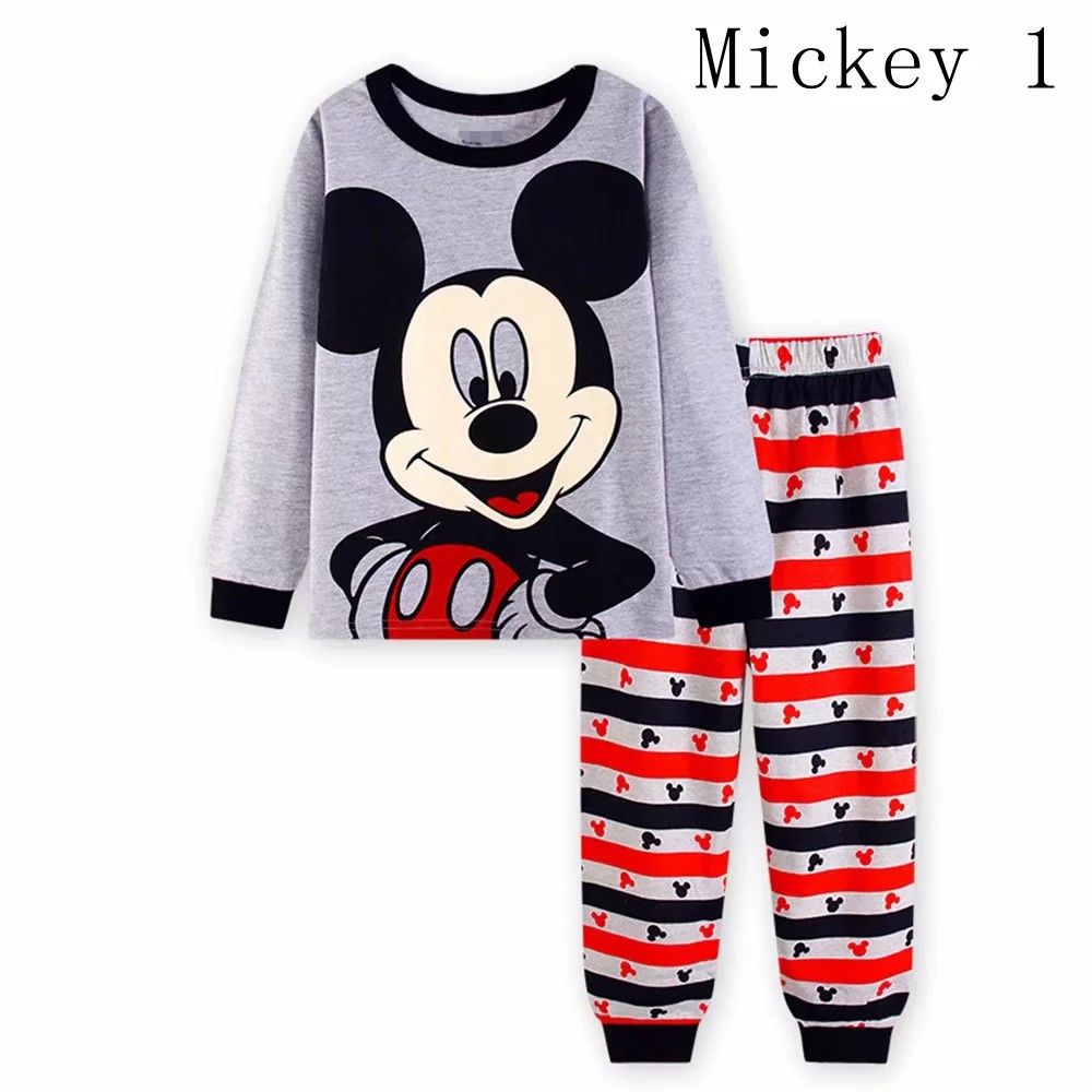 Set đồ ngủ dài in hình chuột Mickey dễ thương cho bé gái