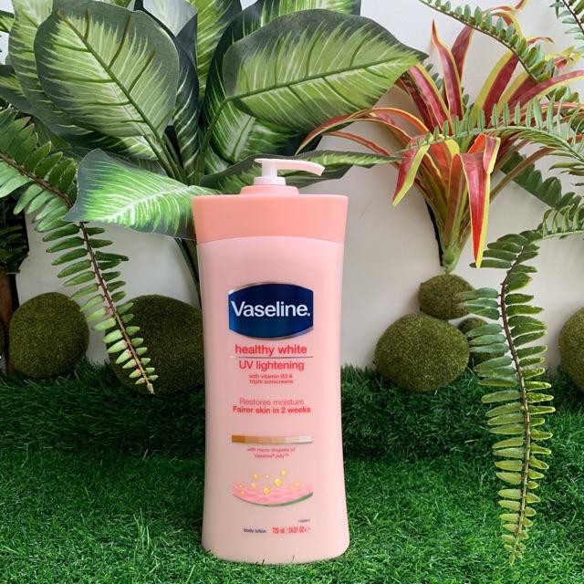 SỮA DƯỠNG THỂ TRẮNG DA TOÀN THÂN VASELINE 725ML CỦA MỸ