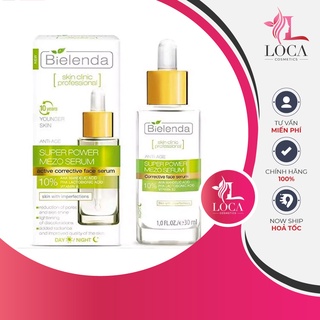 Serum Bielenda Xanh lá cho da dầu - 30ml, dưỡng da, giảm mụn, chống lão hóa Bielenda