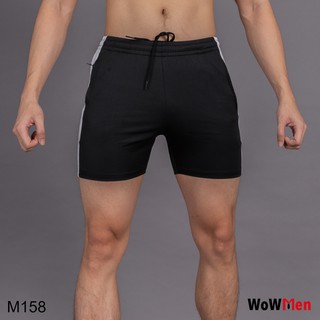 Quần Đùi Thun Nam Tập Gym Đi Bơi Mặc Ngủ Quần Short Slim Fit Ngắn Ôm Ngang Đùi Thể Thao - M158