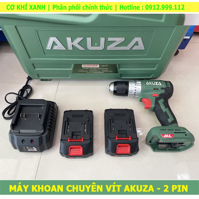 Máy khoan vít đầu 13mm AKUZA-K2 | Siêu Nhỏ Gọn Lực Siết Lớn 55Nm