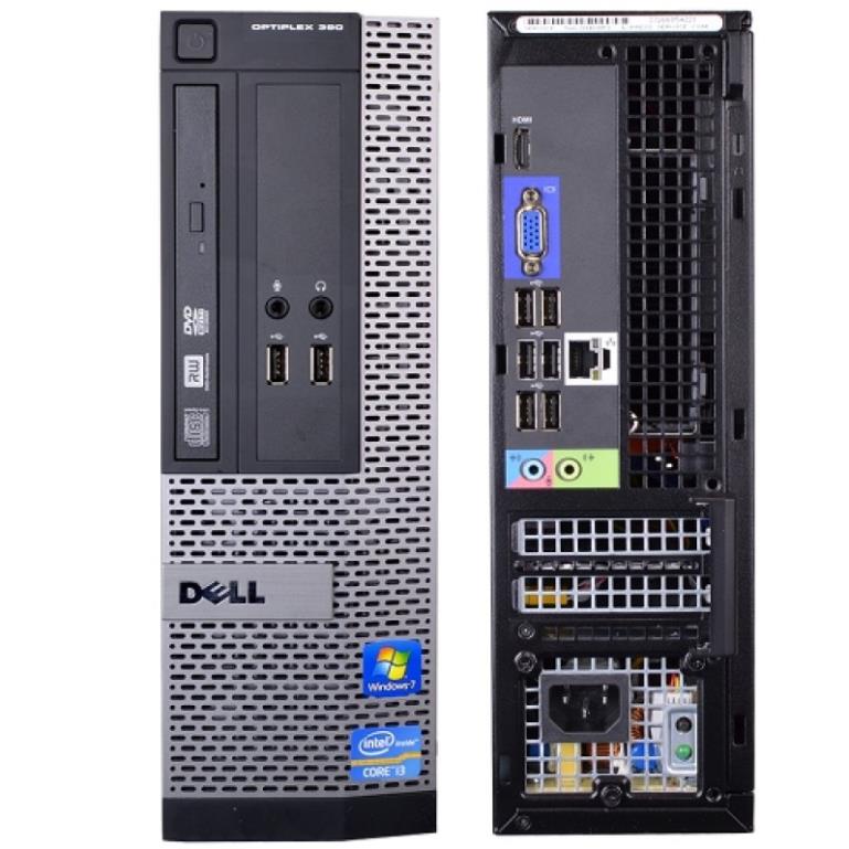 Bộ máy tính để bàn đồng bộ Dell optiplex 390 ( Core i3 / 8G / 500G ) , Màn hình Dell 19.5 Wide - Led , Tặng Bàn phím chu