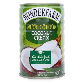Nước Cốt Dừa Wonderfarm 400ml