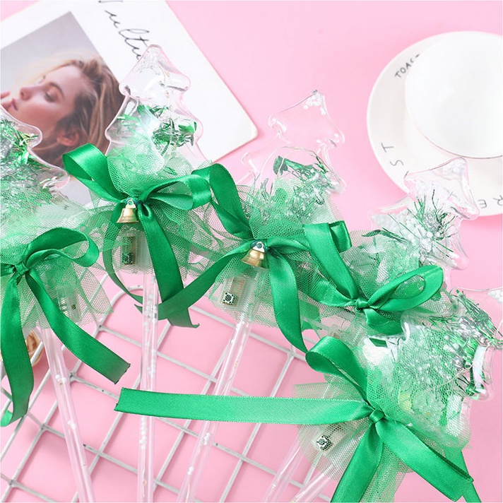 Gậy Phép Thuật Có Đèn Led Phát Sáng Hình Cây Thông Giáng Sinh Cho Bé