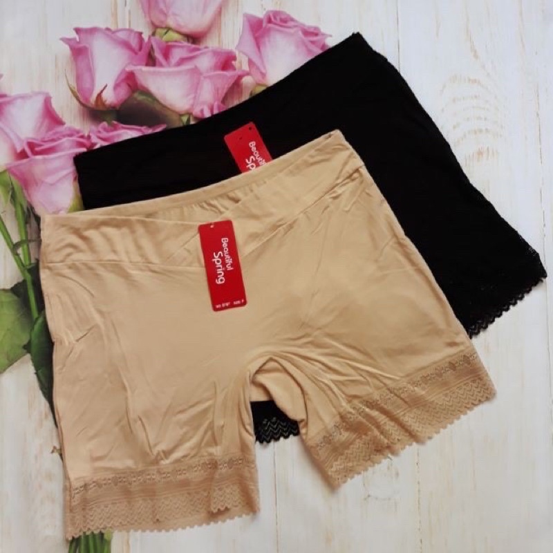 Quần ren mặc trong váy cho bà bầu