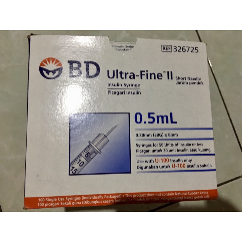 Kim BD Ultra-Fine II 0,5mL ( 20 cái kim )